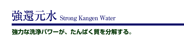 Ҍ@Strong Kangen Water@͂Ȑp[Aς𕪉B